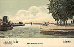 N. 781 - Aveiro Um trecho da ria - Editores M.I.R. Lisboa - SD - Dim 13,8x8,9 cm. - Col.  FMSarmento.