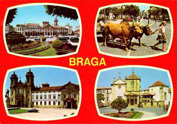 N 1007 - BRAGA-Portugal - Edio COMER, Trav. do Alecrim, 1 - Tel. 328775-Lisboa - S/D - Dimenses: 14,9x10,5 cm. - Col. Graa Maia