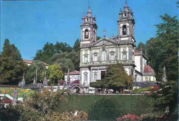 N 22 - Braga. Templo e esplanada do Bom Jesus - Edio da Confraria do Bom Jesus do Monte - Dim. 15x10,2 cm - Col. A. Monge da Silva