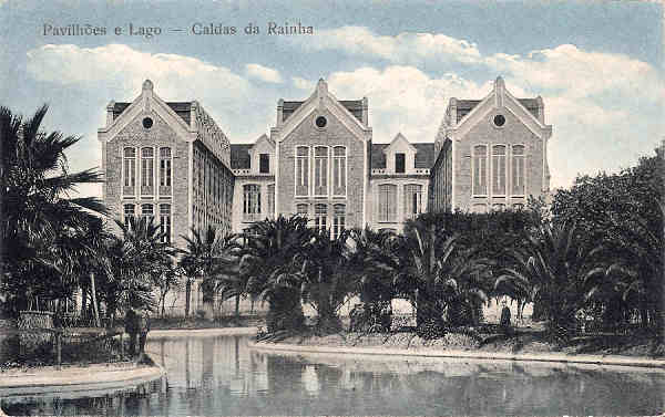 S/N - Portugal-Caldas da Rainha Pavilho e Lago - Editor Ourivesaria Portuense - Editado em 1911 - Dimenses: 14x9 cm. - Col. Miguel Chaby.