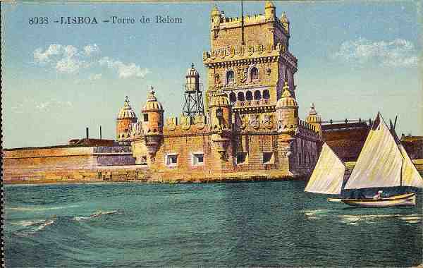 N. 8038 - Lisboa. Torre de Belem - Sem Editor - S/D - Dimenses: 13,5x8,6 cm [306175] - Col. Aurlio Dinis Marta.