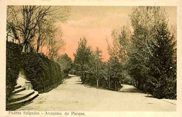 S/N - Pedras Salgadas - Avenidas do Parque - Sem indicao do editor - S/D - Dimenses: 14x8,9 cm. - Col. Aurlio Dinis Marta.