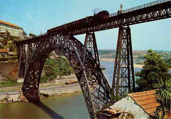 N. 3 - PORTO (Portugal): Ponte D. Maria Pia - Edio LIFER, Porto - Fotografia de FISA - S/D - Dimenses: 14,8x10,3 cm. - Col. Ftima Bia.