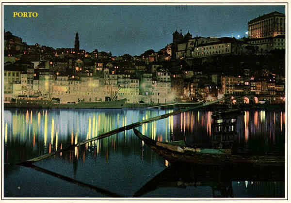 N. 871 - PORTO Porto Nocturno - Ed. Centro Caridade Nossa Senhora do Perptuo Socorro - Porto - Dim. 15x10,5cm - Col. Mario Silva