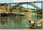 N. 873 - PORTO Ponte D. Luis e rio Douro - Ed. Centro de Caridade Nossa Sr do Perptuo Socorro, Porto - Dim 15x10,5 cm - Col. Mario Silva