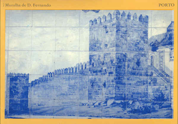 N 106 - PORTO. Muralha de D. Fernando - Coleco MARGRAP - Dim. 15x10,5 cm - Col. A. Monge da Silva