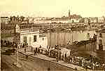 S/N - Sevilla: El Puente de Triana y el Guadalquivir vistos desde Triana - Edio J. B. G. 1929 - Dimenses: 13,7x9,1 cm. - Col. Ftima Bia. 