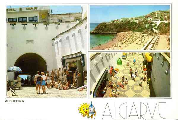 N 6460 - Albufeira-Algarve - Edio Francisco Ms, Lda Amadora tel. (01)4961155 - S/D - Dimenses: 15x10,1 cm - Col. Graa Maia