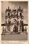 N 2 - Portugal-Alcobaa - Mosteiro de Santa Maria-Igreja. A Fachada - Ed. Comisso Municipal de Turismo de Alcobaa SD - Clich de E. - Portugal, Lisboa - Dim. 9x14 cm. - Col. Jaime da Silva - (Circulado em 1941)