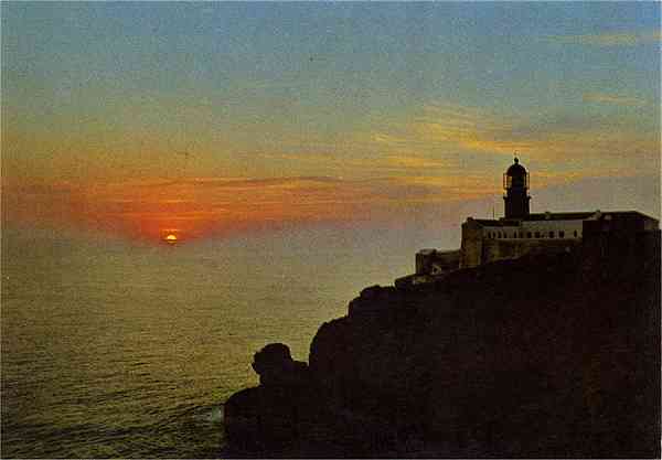 N. 1118 - Cabo de S. Vicente - Sagres - Ed. Comer, Lx - Dimenses: 15x10,4 cm - Col. Gaspar Albino. (Dcada de 1960)