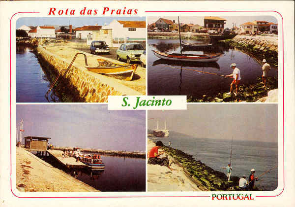 N. 17 - AVEIRO Portugal Pormenores de S. Jacinto - Distribuidores Bruno da Rocha, Aveiro - S/D - Dimenses: 15x10,5 cm. - Col. nio Semedo.