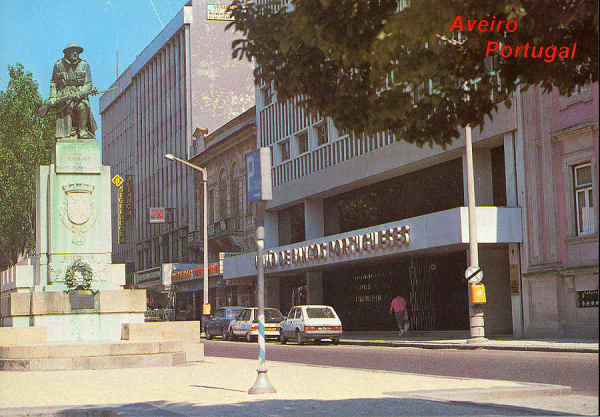 N. 3205 - AVEIRO Portugal Centro da Cidade - ncora Distribudo por  RAN, Lisboa, Rua da Quintinha, 70-B Tel. 670 192 - ...1200 Lisboa - S/D - Dimenses: 14,8x10,4 cm. - Col. nio Semedo.