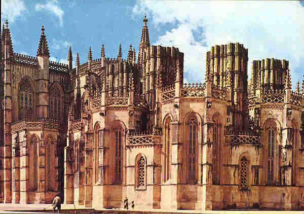 N. 1173 - BATALHA Capelas incompletas - Ed. ZAV, Lisboa - S/D - Dimenses 14,8x10,4 cm. - Col. Graa Maia.