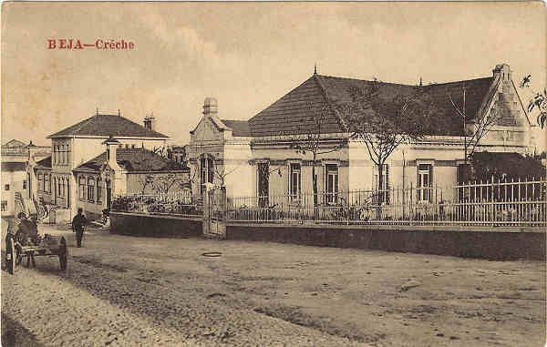 SN - BEJA-Creche - Edio da Ourivesaria Galinoti - SD - (Circulado em 1918) - Dim. 8,6x13,8 cm - Col. Jaime da Silva