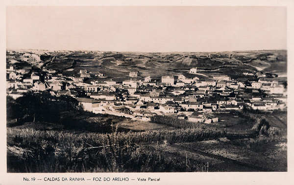 N. 19 - CALDAS DAS RAINHA - Foz do Arelho - Vista parcial - Editor Havaneza, Caldas da Rainha (Editado em 1952) - Dimenses: 14x9 cm. - Col. Miguel Chaby.