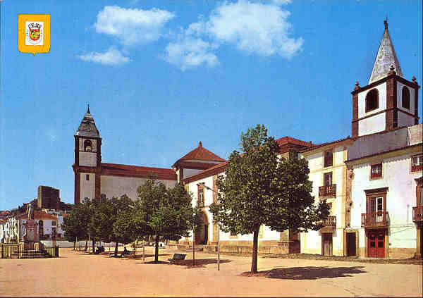 N 984 - CASTELO DE VIDE. Praa D. Pedro V - Ed. LIFER, Porto - SD - Circulado em 1980 - Dim. 14,8x10,4 cm - Col. A. Monge da Silva