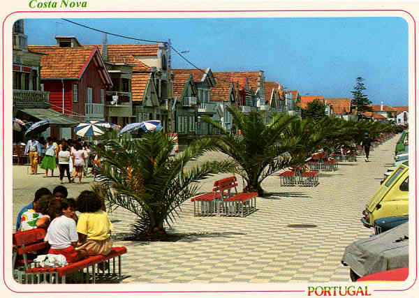 N. 3204 - AVEIRO - Costa Nova - S/D - Distribuio Bruno da Rocha - Dimenses 14,9x10,4 cm. - Col. M.F.Silva