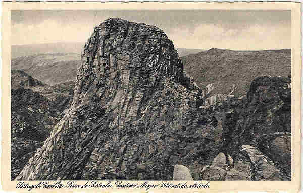 SN - Portugal. Covilh - Serra da Estrela-Cntaro Magro 1926 mt de altitude - Edio da Comisso de Iniciativa da Covilh - made in Germany - SD - Dim. 9x14 cm.  - Col. Jaime da Silva (Circulado em 1945).