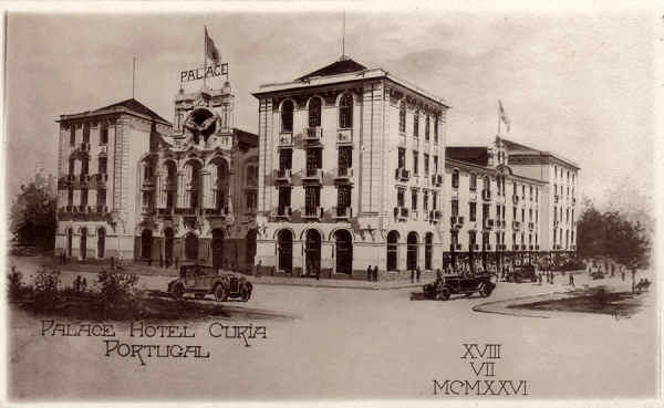 SN - Portugal - Curia - Palace Hotel e anexo - Ed. Casa Allianca, Luso - Portugal - Dim 14,2x8,9 cm - Col. A. 