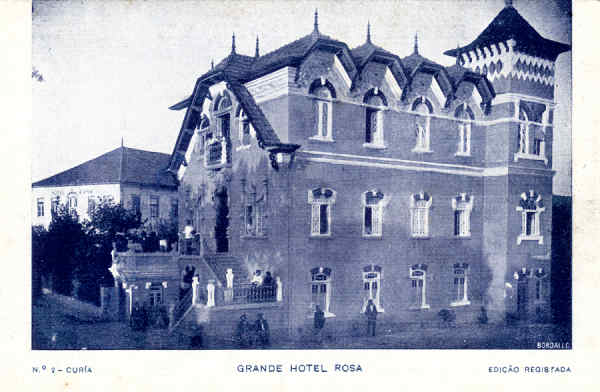 N 2 - CURIA - GRANDE HOTEL ROSA - Ed. Hotel Rosa - Dim 14,0x9,1 cm - Col. A. Simes (019).