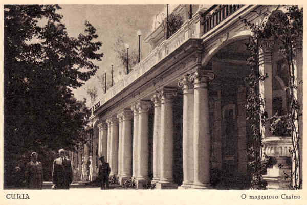 SN - CURIA O magestoso Casino - Ed. da Casa dos Bordados e Crochets das ilhas (Eduardo F. Neves) - Dim. 13,9x9,5 cm - Col. A. Simes (168-3).