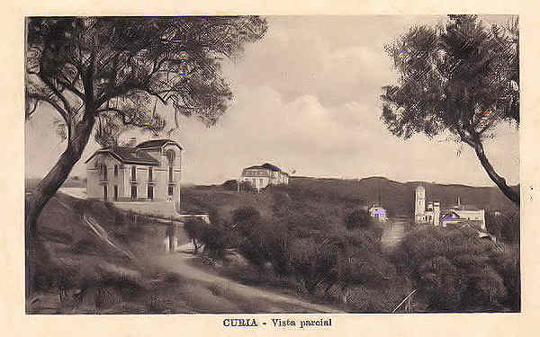 SN - CURIA-Vista parcial - Ed. Alberto Malva, Lisboa (caderneta) - SD - Dim. 14,4x8,9cm - Col. A. Simes (302-2).