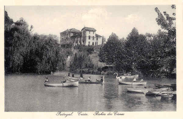 SN - Portugal. Curia. Bahia dos Cisnes - Edicao do Bazar Soares - Porto - (Foto Soares Leitao - Curia) - Dim. 13,8x9,0 cm - Col. A. Simes (253).