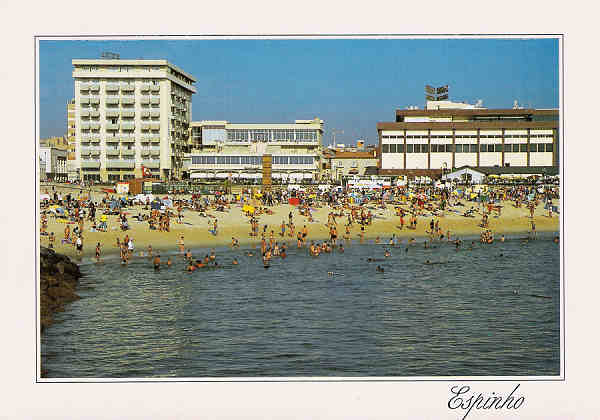 SN - Portugal. Espinho. Praia - Editor Centro de Caridade N S do Perptuo Socorro, Porto - Dim. 15x10 cm - Col. Miguel Chaby.