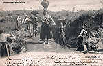 N 251 - Portugal. Espinho. Costumes do Norte de Portugal - Editor Costa, 1904 - Dim. 14x9 cm - Col.Miguel Chaby