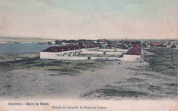 SN - Portugal. Espinho - Bairro da Rainha - Editor Joaquim de Sequeira Lopes - Dim. 14x9 cm. - Col. M. Chaby