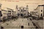 N 1 - EVORA-Praa do Geraldo - Ed. Papelaria e Livraria Nazareth - SD - Fototipia Barreira & Costa-Porto - Dim. 9,3x14 cm - Col. Jaime da Silva (Circulado em 1923).