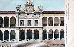 N 385 - Fachada do Lyceu (antiga universidade) - Edio Malva, Lisboa - Usado 02/10/1910 - Dim. 138x88 mm - Col. A. Monge da Silva (cerca de 1909)