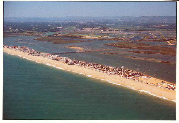 N. A113 - Ilha de Faro - Edio FOTO QUATRO, Lda - Foto de Jorge Crte-Real - S/D - Dimenses: 14,8x10,1 cm. - Col. Graa Maia