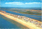 N 462 - FARO. Praia da Ilha - Editor no indicado - (Circulado em 1970) - Dim. 14,7x10,5 cm. - Col. A. Monge da Silva.