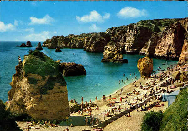 N 755/290 - ALGARVE Praia D. Ana - Edio Portugal Turstico - S/D - Dimenses: 14,5x10,2 cm. - Col. Graa Maia.