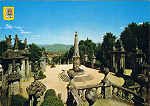 N 80 - LAMEGO (Portugal). Largo dos Reis no Santurio dos Remdios - Ed. da LIVRARIA E PAPELARIA SERRA POSTALES ESCUDO DE ORO 5 Ediciones FISA - Palaudarias,26 - Barcelona - SD - Dim. 14,9x10,5 cm - Col. Manuel Bia (2000)