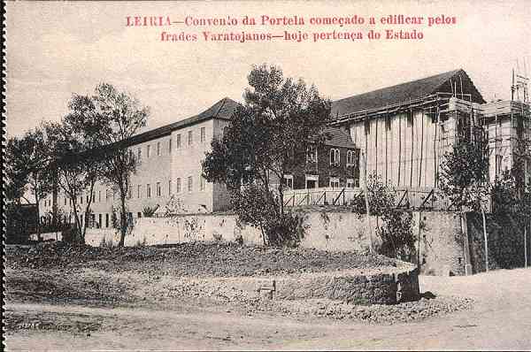 S/N - LEIRIA-Convento da Portela comeado a edificar pelos frades Varatojanos-hoje pertena do Estado - Editor: Union Postale Universelle - Dimenses: 13x9 cm. - Col. R. Gaspar.