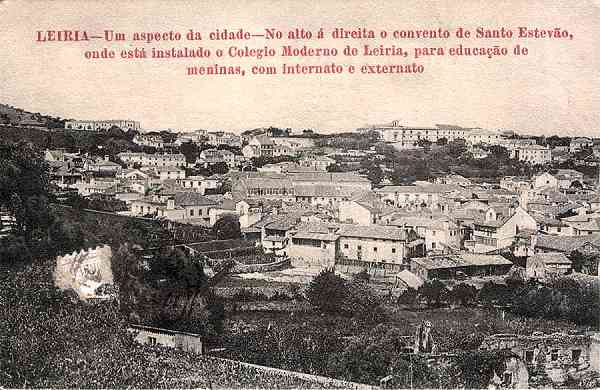 S/N - LEIRIA-Um aspecto da cidade... - Editor no indicado [Union Postale Universelle] - Dimenses: 13x9 cm. Col. R. Gaspar.