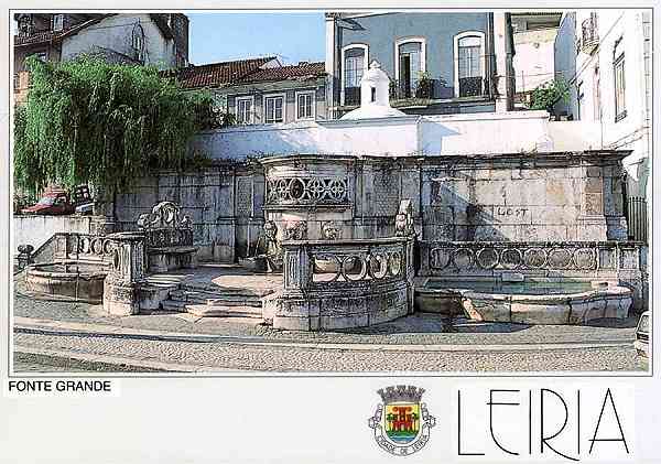 N. 11 - LEIRIA-Portugal Fonte Grande - Edio da Regio de Turismo de Leiria, Rota do Sol - S/D - Dimenses: 15x10 cm. - Col. R. Gaspar.