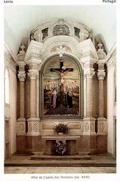 S/N - LEIRIA-Portugal Igreja de S. Francisco. Altar da Capela dos Terceiros, sc. XVIII - Editor: Fotografia Antnio Sequeira, Imagens gratuitamente cedidas pela RTL, F - S/D - Dimenses: 16x11 cm. - Col. R. Gaspar.