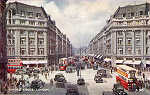 A50 - London, Oxford Circus - Reedio de Valentine & Suns em 1951 - Dim. 13,9x8,8 cm - Col. Amlcar Monge da Silva (cerca de 1920)