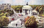 A1109 - London, Hyde Park corner - Reedio de Valentine & Suns em 1951 - Dim. 13,9x8,8 cm - Col. Amlcar Monge da Silva (cerca de 1925)