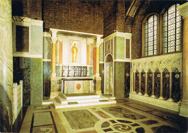 L6/SP.1659 - Westminster Cathedral  St. Patrick's Chapel Mosaics by Boris Anrep - Ed. DRG Printed in Great Britain by J. ARTHUR DIXON - SD - Dim. 14,9x10,6 cm - Col. Manuel Bia (1986)