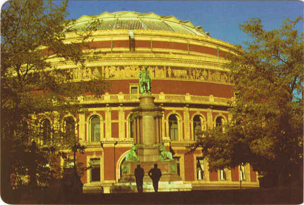 L27 - LONDON. The Royal Albert Hall, Kensington - Ed. Nutshell Cards Ltd 01-8714202 Printed in England Photography by Dick Scoones - SD - Dim. 15x10,2 cm - Col. Manuel Bia (1986)