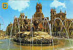 N 41 - MADRID.  La Cibeles y Palacio de Comunicaciones - Ed. L. DOMINGUEZ - Telfono 447 82 75 - MADRID. ESCUDO DE ORO FISA I.G. - Palaudarias,26 - Barcelona - Printed in Spain - SD - Dim. 14,8x10,3 cm - Col. Manuel Bia (1984)