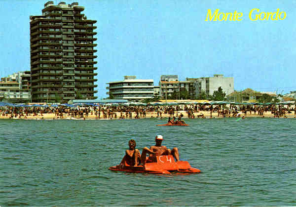 N. 1129 - MONTE GORDO Algarve Ed. Artes Grficas - SD - Dim. 15x10,5 cm. - Col. Mario Silva.