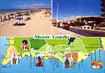 N 1092 - MONTE GORDO. Vistas vrias - Edio Francisco Mas, Amadora - Dim. 15x10,5 cm - Col. A. Monge da Silva