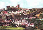 N 1034 A - OBIDOS. As muralhas da Vila - Edio Centro de Caridade de Nossa Snra do Perptuo Socorro - SD - Dim. 14,9x10,4 cm - Col. A. Monge da Silva