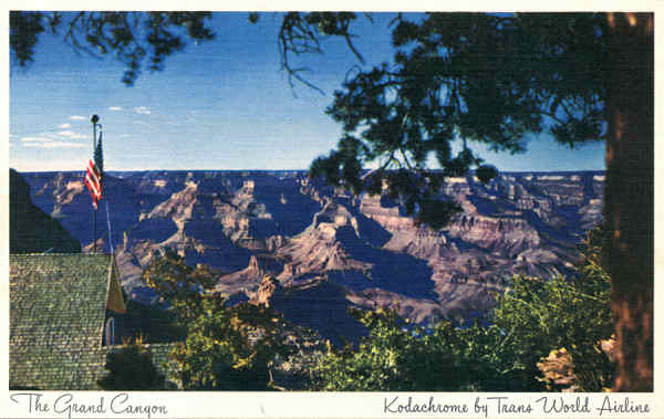 SN - TWA, Trans World Airlines e o Grand Canyon - Edio TWA - Dim. 14x8,9cm - Col. A. Monge_da_Silva (1948)