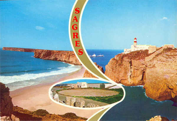 N. 1458 - SAGRES Algarve - Edio Cmer Trav do Alecrim, 1 Tel. 328775 Lisboa  - S/D - Dimenses: 14,9x10,35 cm. - Col. Graa Maia